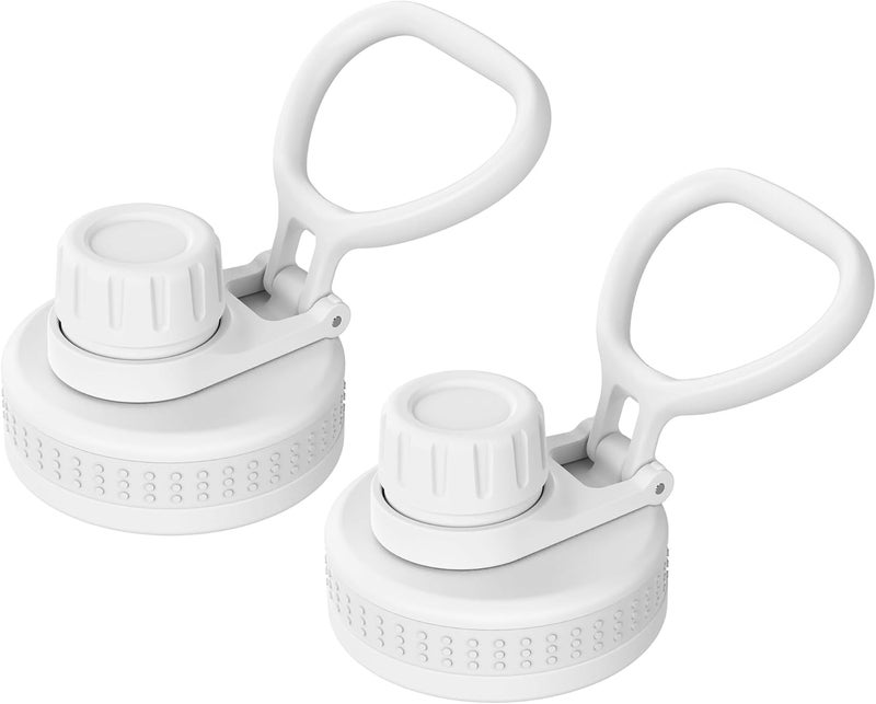 Prurex Replacement Spout Lid for Hydro Flask Wide Mouth Bottles (12/16/18/22/32/40/64oz) – 2.28" Leak-Proof Sports Cap Accessory, Secure Fit - Image 1